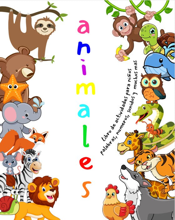 Animales: Libro de actividades para nios