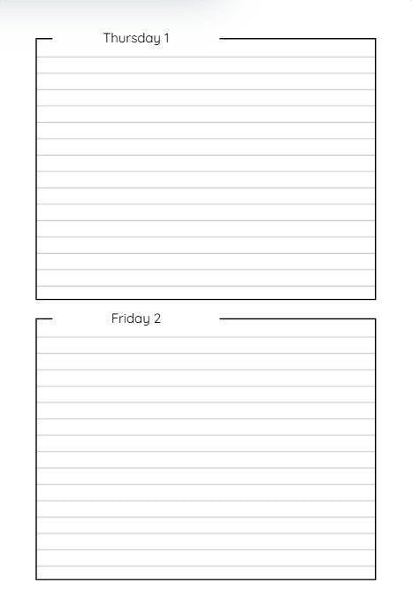 2026 Planner