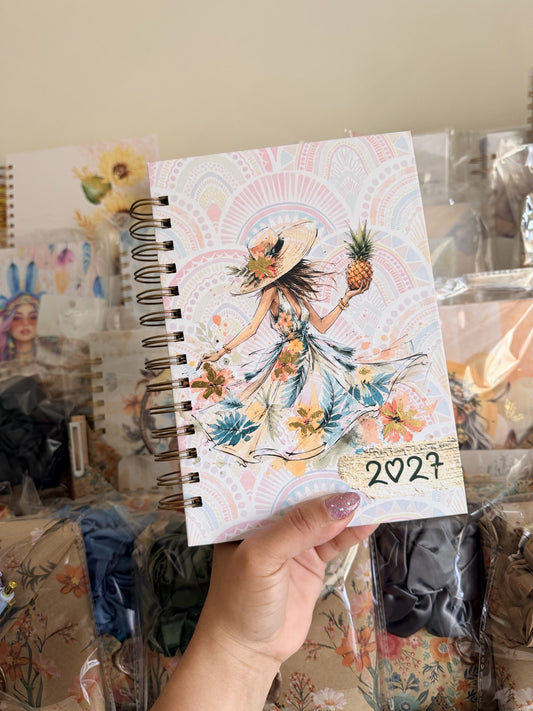 2027 Planner with Monthly Affirmations - A5