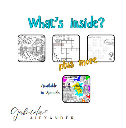 Solve It With Gabriela and Alexander: Activity Book for Kids