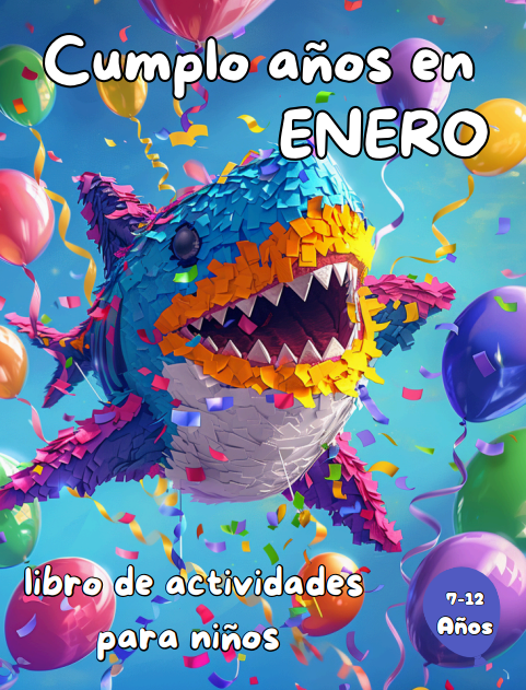 Cumplo Años en Enero: Libro de actividades para niños