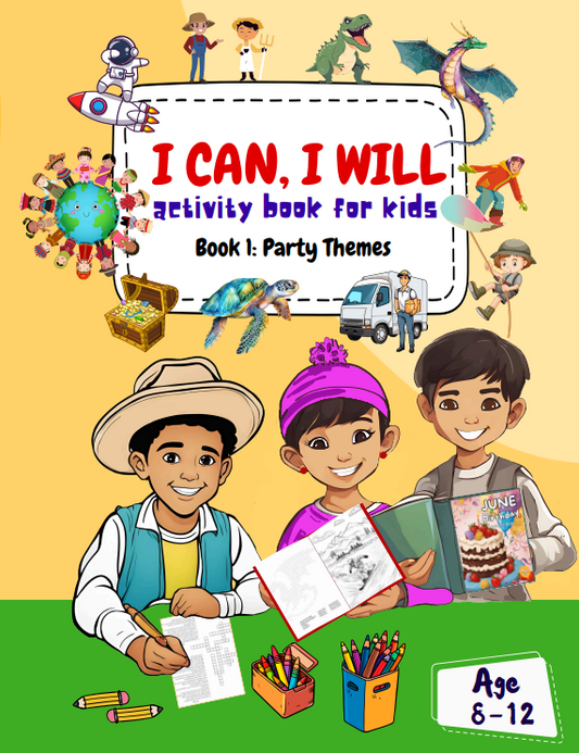 I Can, I Will: Activity Book for Kids